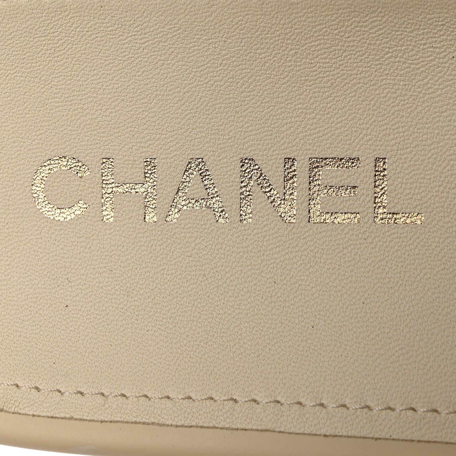 Chanel Lambskin Pearl Beaded Woven Slides 39 Beige 7 of 9