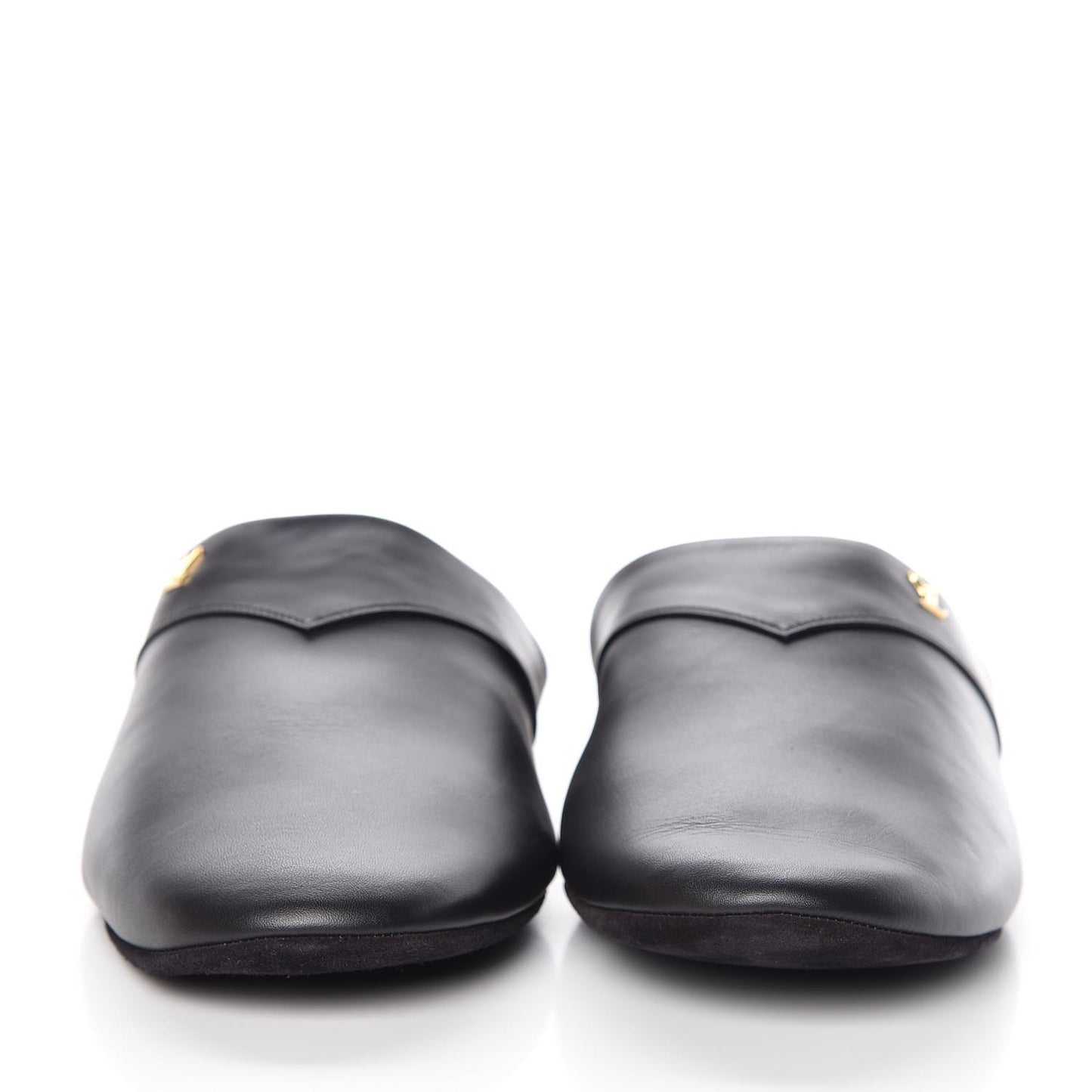 X SUPREME Lambskin Mens Hugh Slippers 7 Black