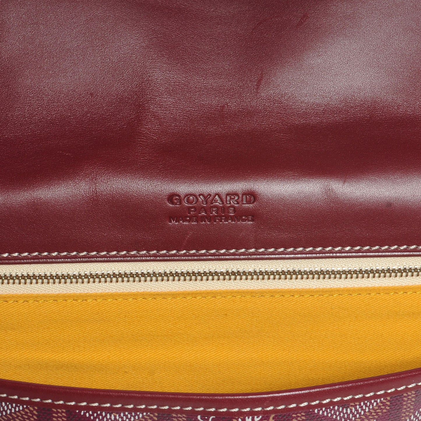 Goyardine Belvedere MM Messenger Bag Bordeaux
