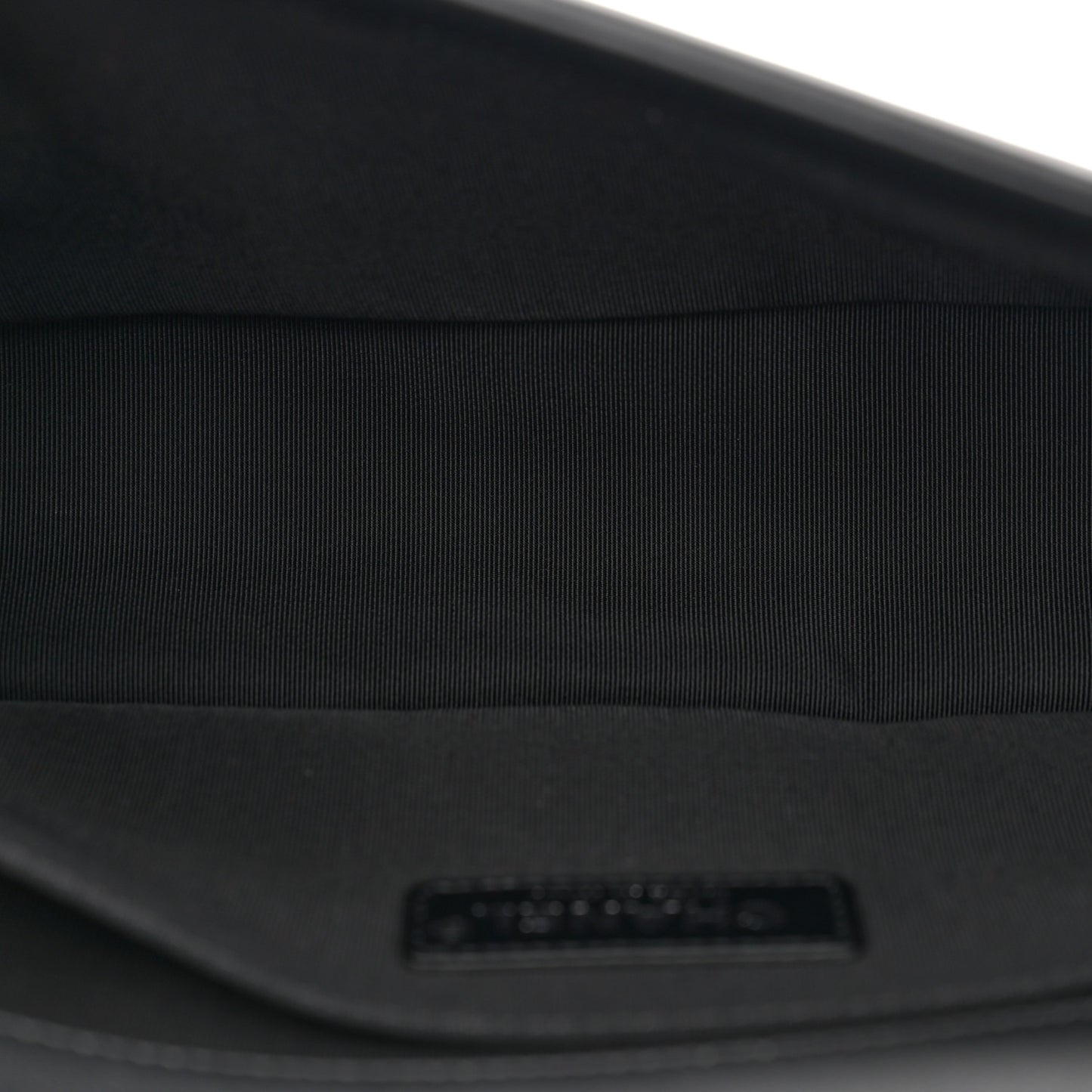 Lambskin Quilted Medium Boy Flap Black