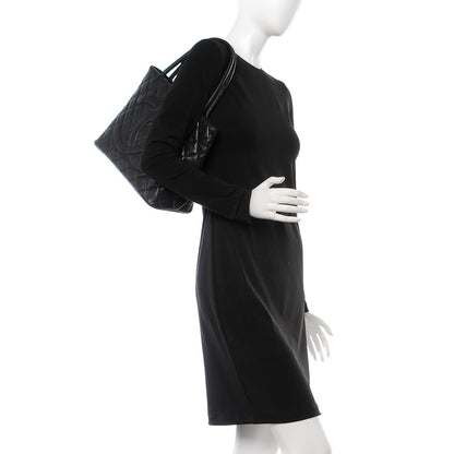 Chanel Caviar Quilted Medallion Tote Black 2 of 13