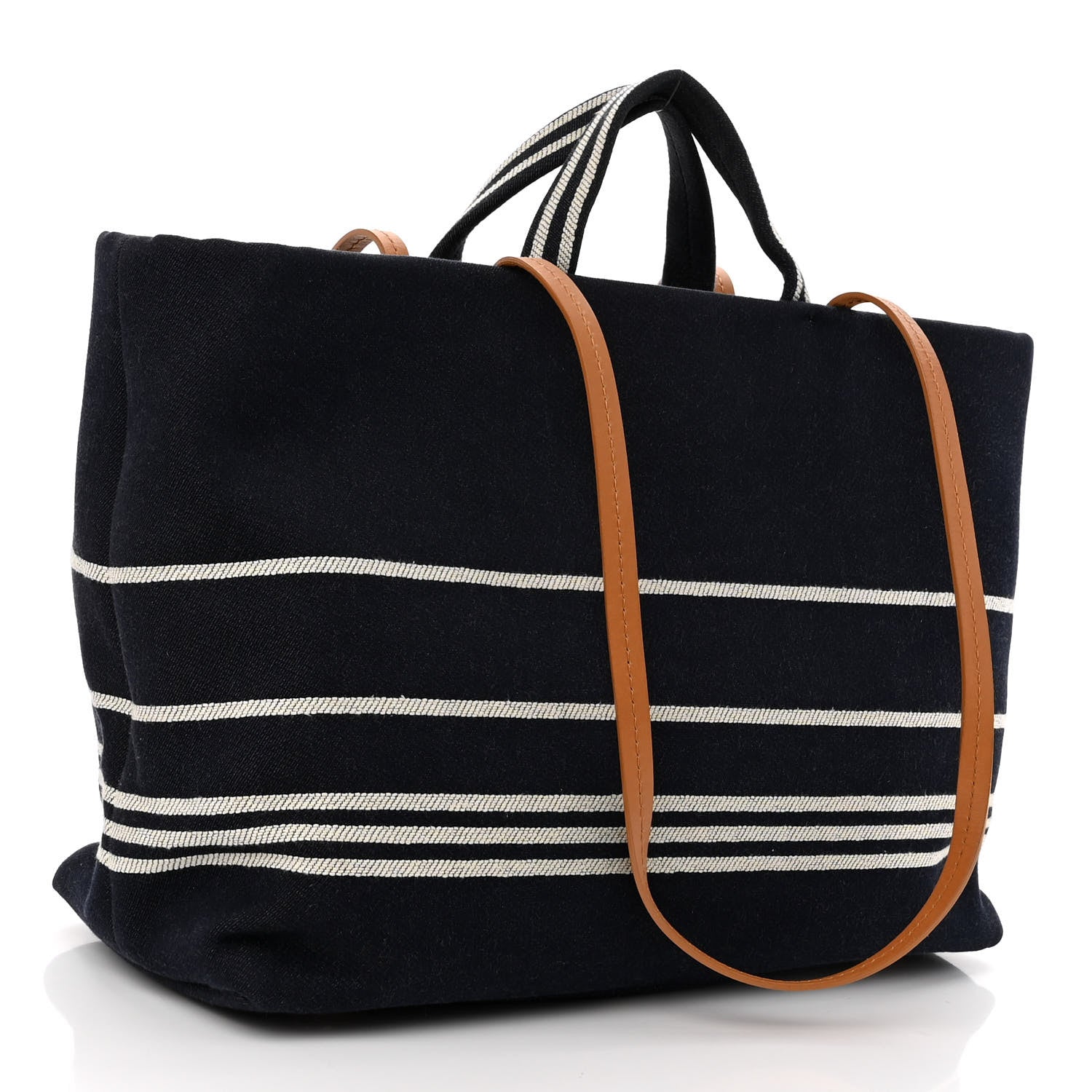 Chanel Denim Large Shopping Tote Blue 4 of 11