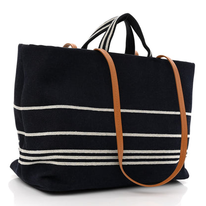Chanel Denim Large Shopping Tote Blue 4 of 11