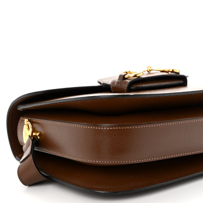 Gucci Azalea Calfskin Horsebit 1955 Shoulder Bag Brown Sugar 9 of 13