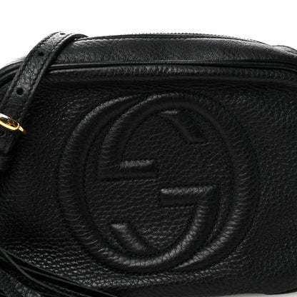 Gucci Pebbled Calfskin Soho Disco Bag Black 8 of 11