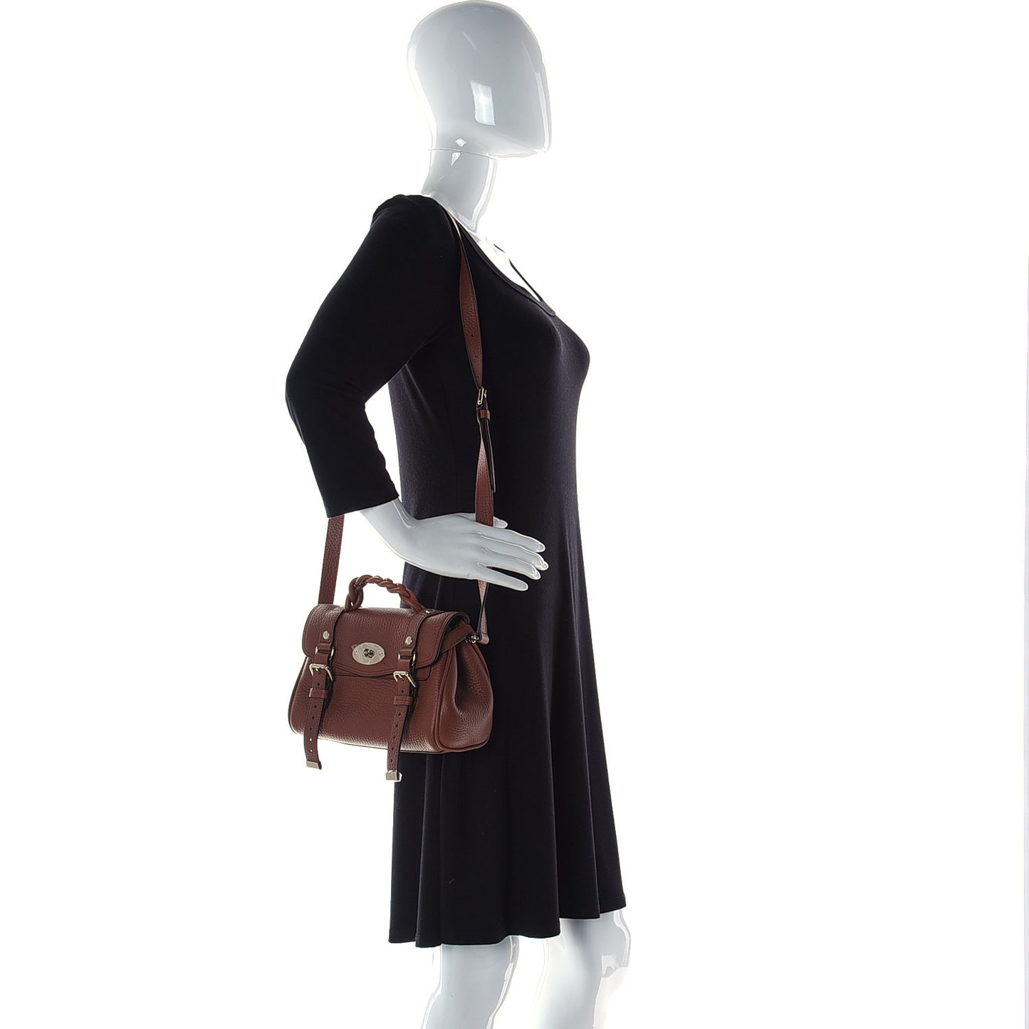 Heavy Grain Mini Alexa Chestnut