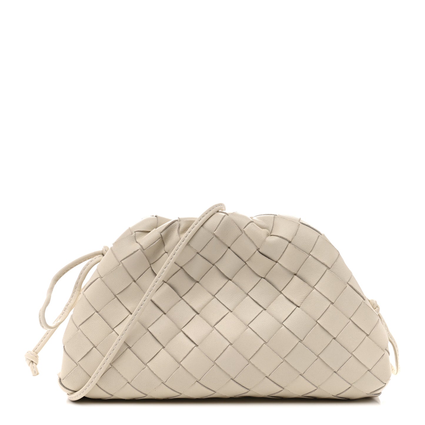 Nappa Intrecciato The Mini Pouch Chalk