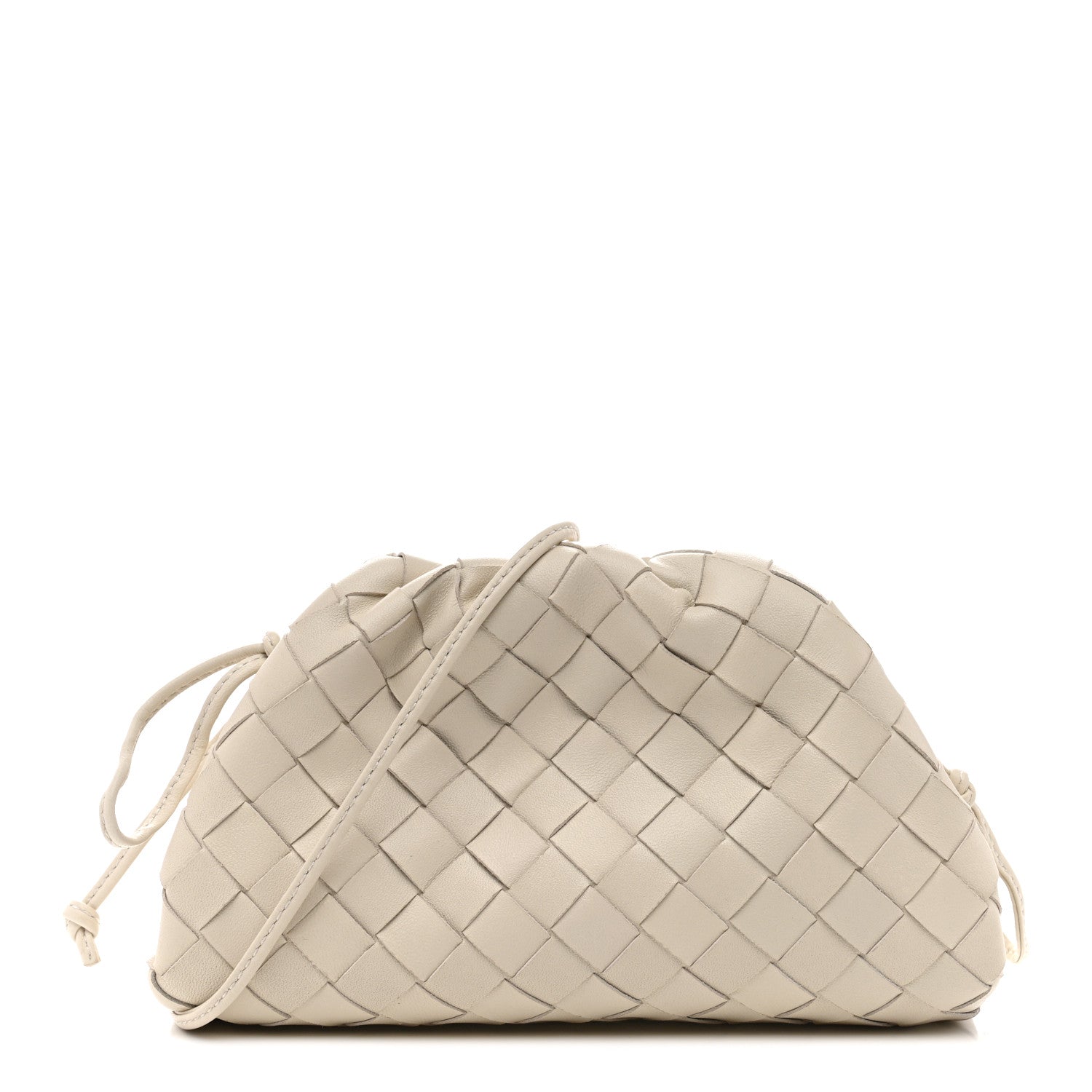 Bottega Veneta Nappa Intrecciato The Mini Pouch Chalk 1 of 12