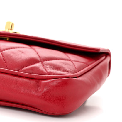 Chanel Lambskin Quilted Flap Waist Belt Bag 75 30 75 30 Red 10 of 11