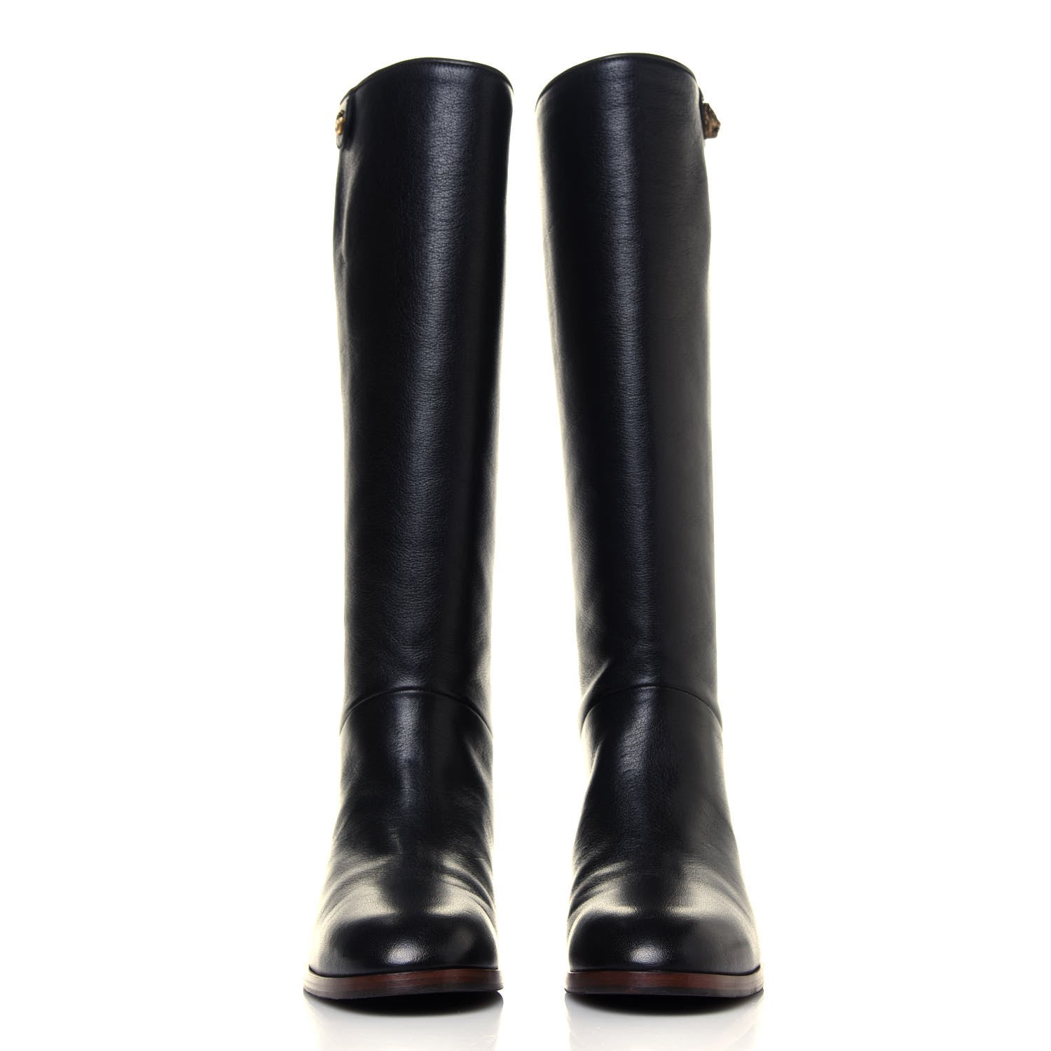 Gucci Calfskin Piuma Lux Energy High Boots 39 Black 2 of 7