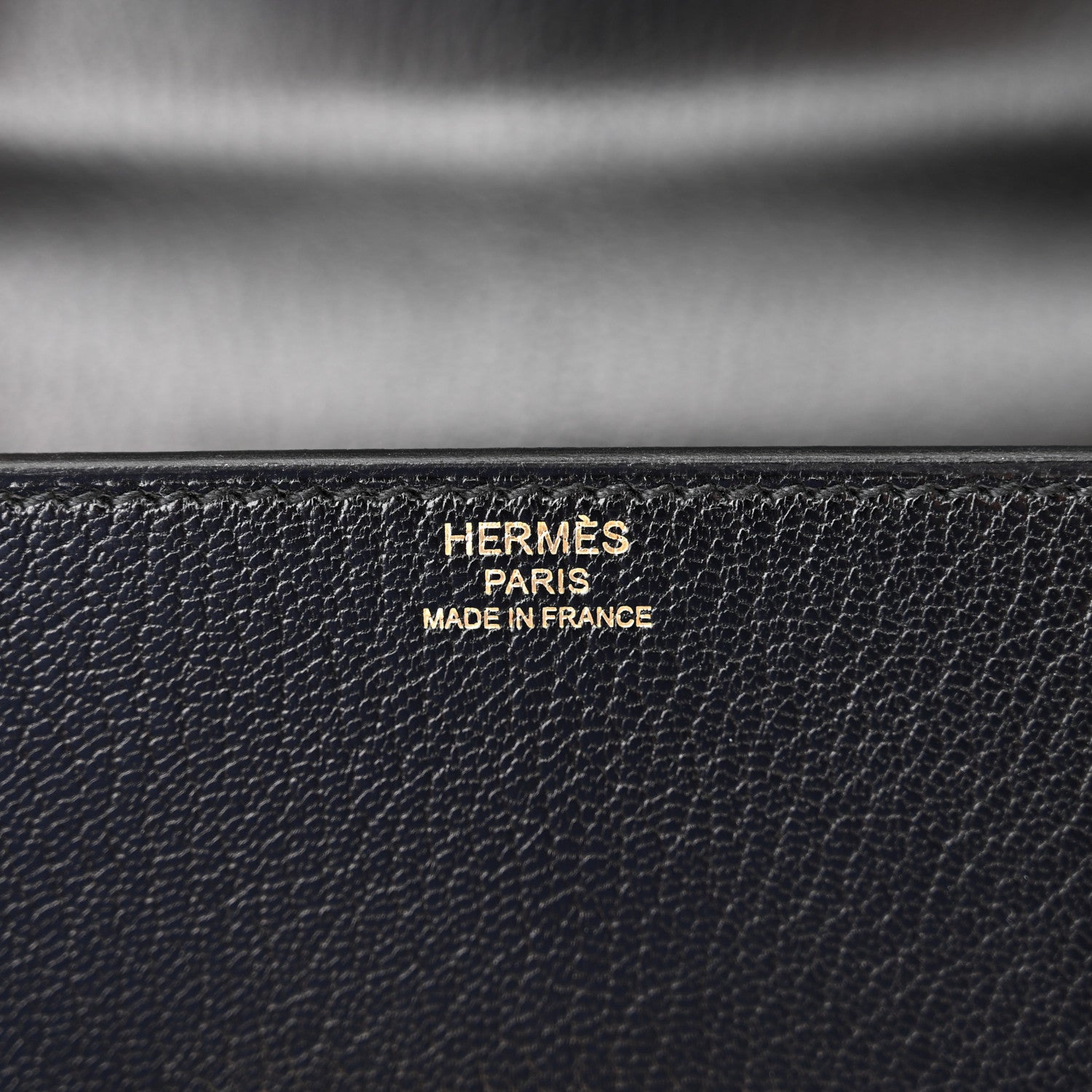 Hermes Chevre Chamkila Cinhetic Boxy Top Handle Bag Black 6 of 15