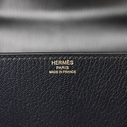 Hermes Chevre Chamkila Cinhetic Boxy Top Handle Bag Black 6 of 15