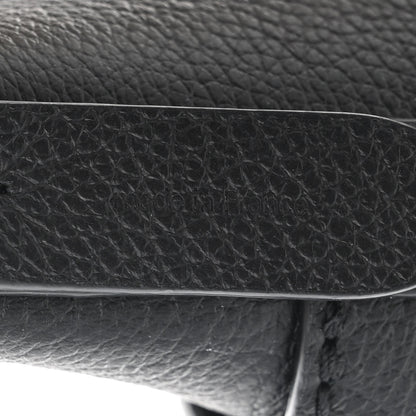 Louis Vuitton Calfskin Lock and Walk Bucket Black 7 of 11