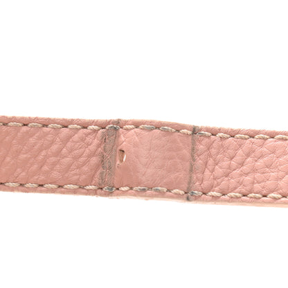 Chloe Grained Calfskin Small Marcie Saddle Bag Anemone Pink 12 of 17