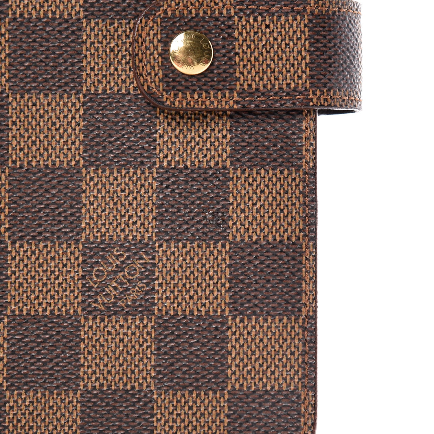 Louis Vuitton Damier Ebene Medium Ring Agenda Cover 7 of 10