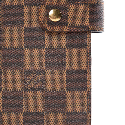 Louis Vuitton Damier Ebene Medium Ring Agenda Cover 7 of 10