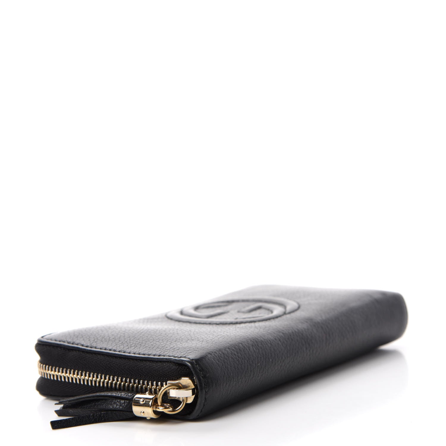 Gucci Calfskin Soho Zip Around Wallet Black 4 of 7