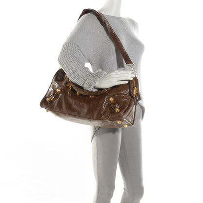 Balenciaga Chevre Giant 21 Gold Hardware Part Time Truffle 2 of 8