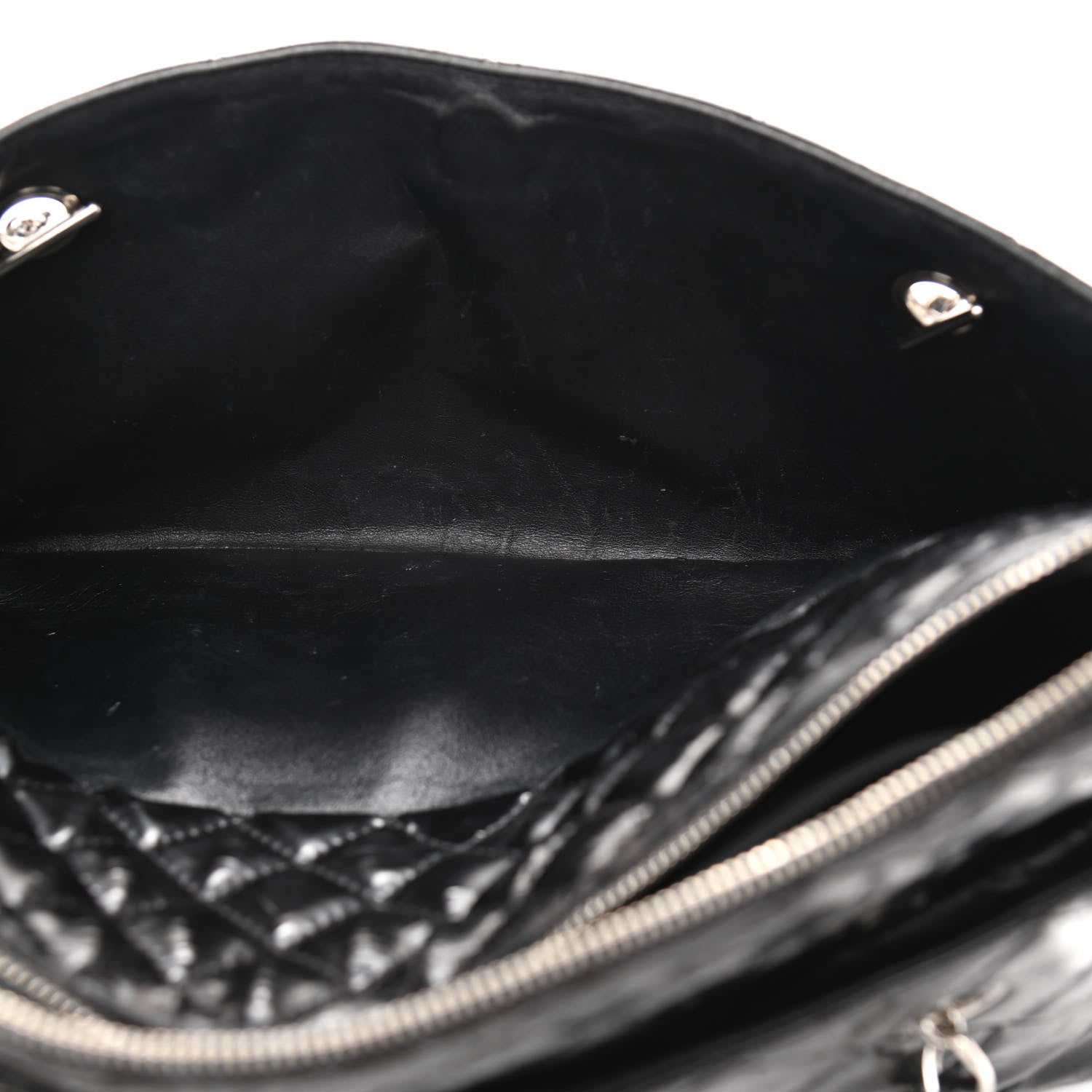 Chanel Vinyl Quilted In The Business Tote Black 16 of 17