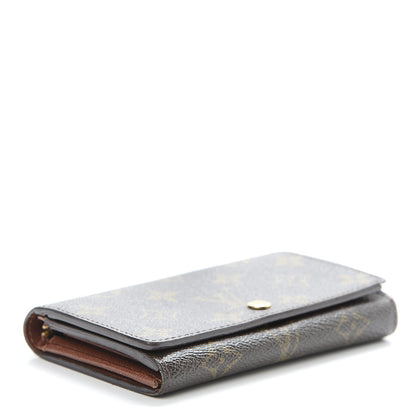 Louis Vuitton Monogram Porte-Monnaie Billets Tresor Wallet 4 of 14