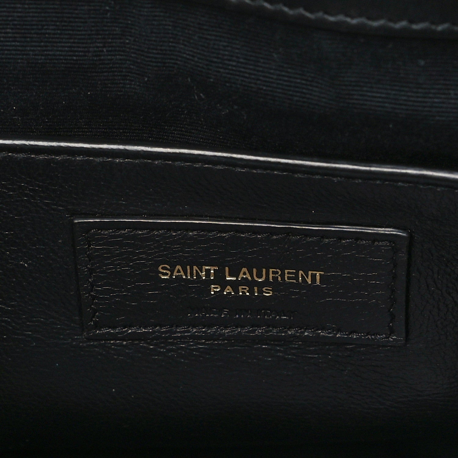 Saint Laurent Calfskin Raffia Medium Shopper Tote Naturale Black 6 of 8