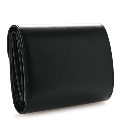 Celine Shiny Smooth Lambskin Small Triomphe Wallet Black 3 of 11