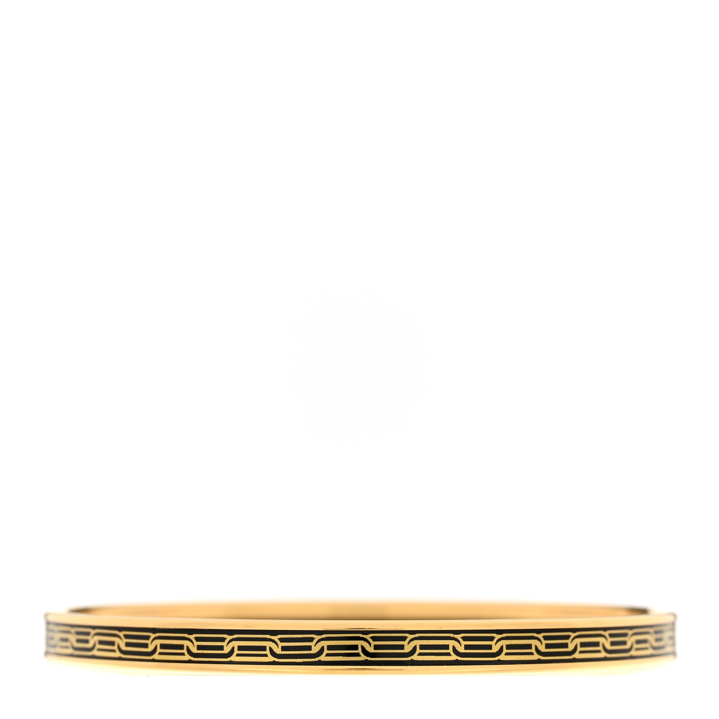 Enamel Printed Reaction En Chaines Extra Narrow Bracelet 70 Or Black
