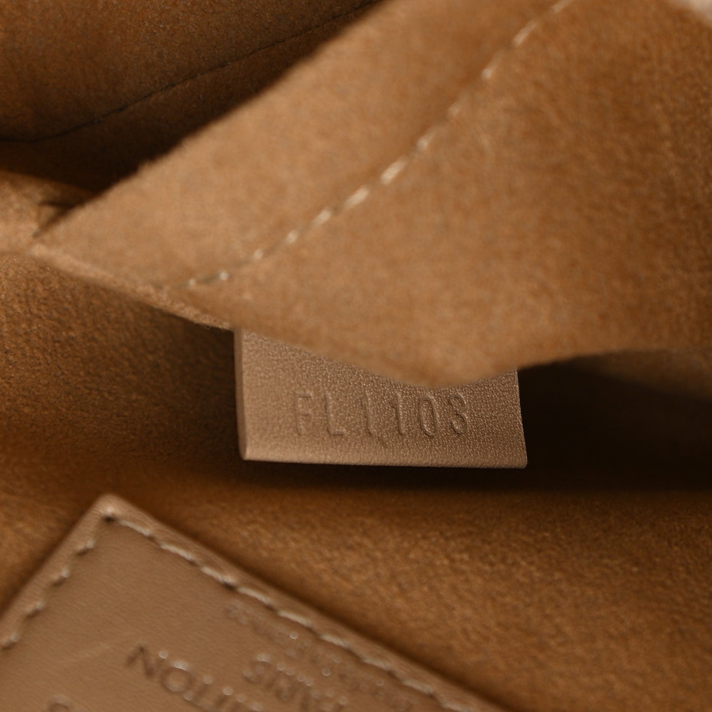 Suede Cubic Illusion Fleur Speedy Cube PM Beige