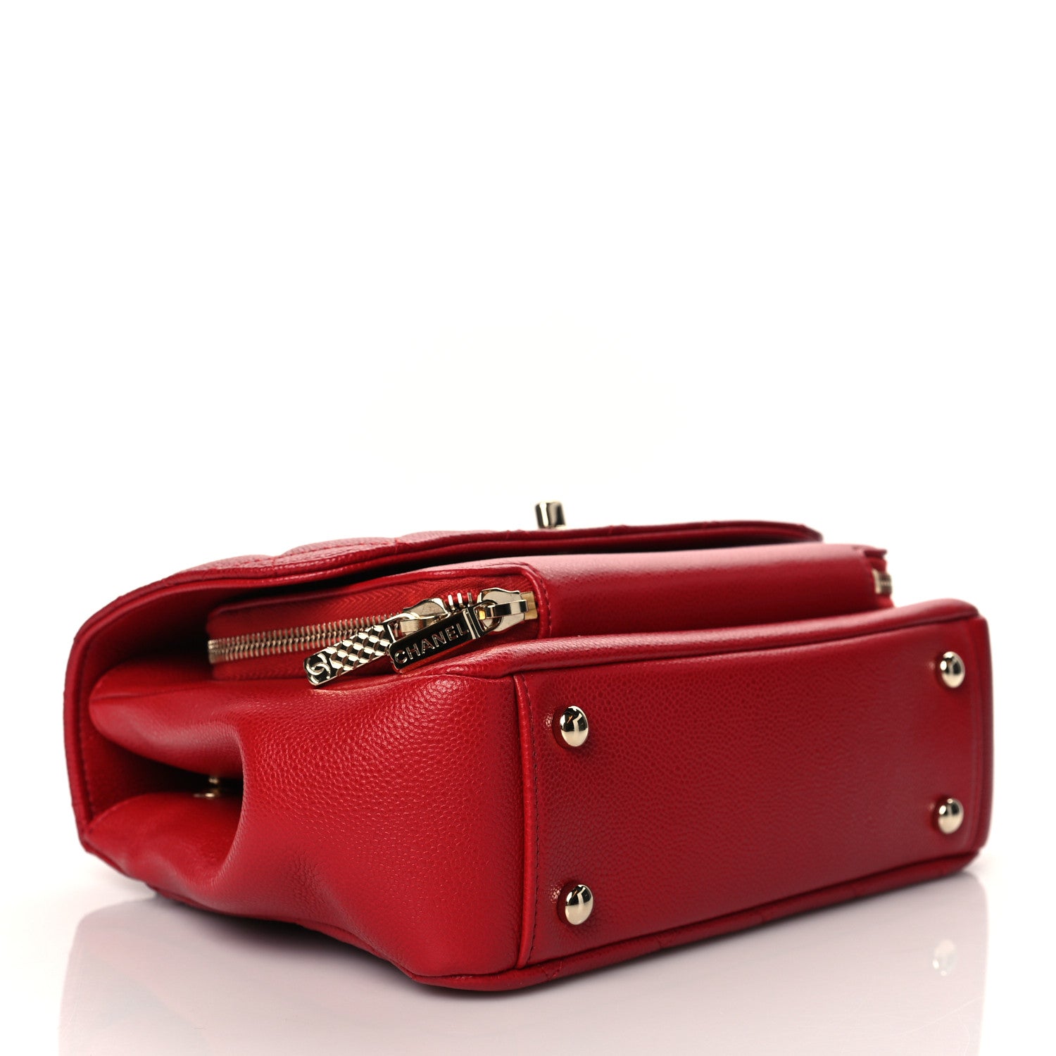 Chanel Caviar Quilted Medium Business Affinity Flap Red 4 of 11