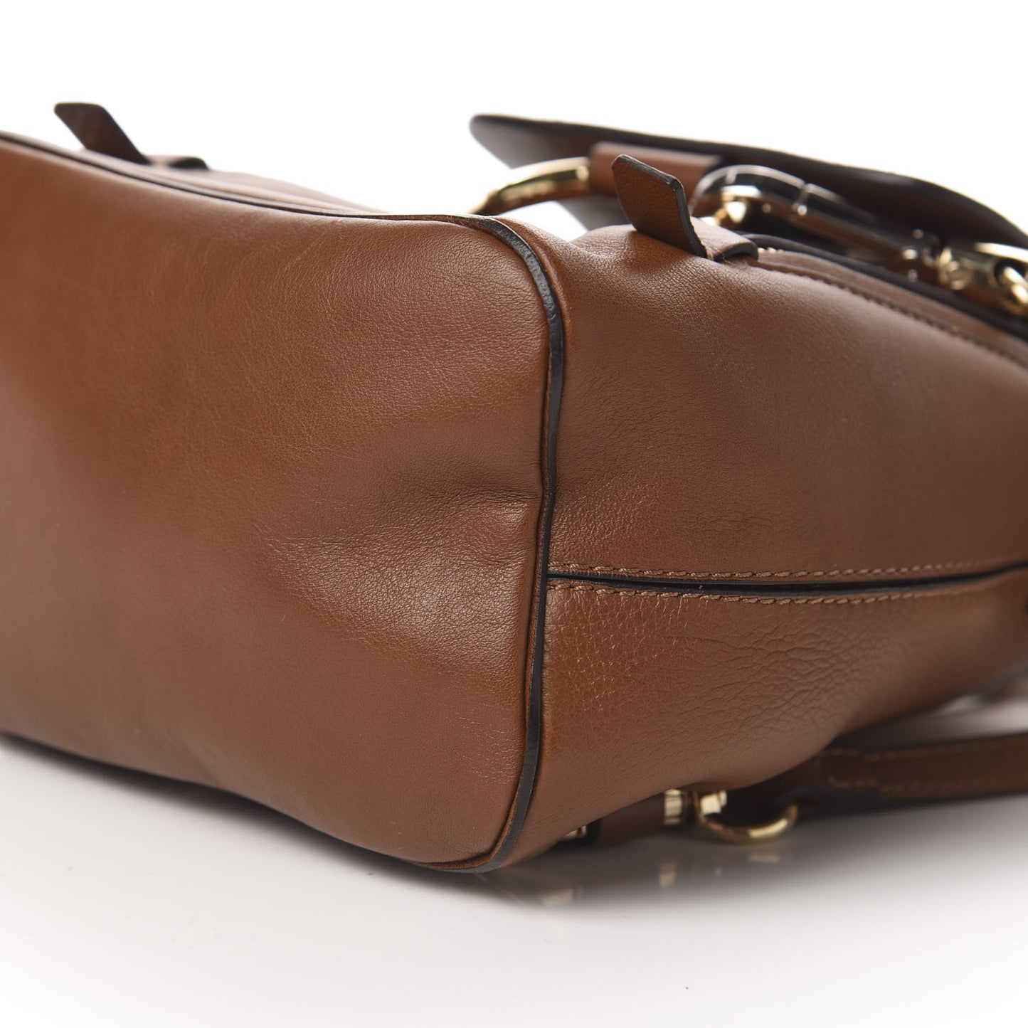 Suede Calfskin Mini Faye Backpack Tan