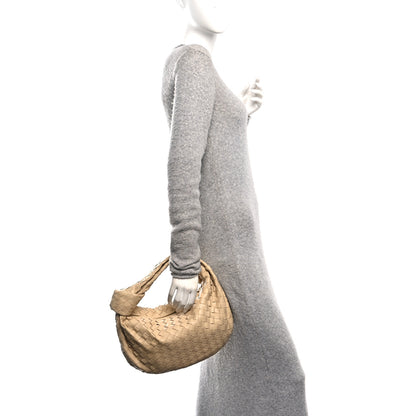 Bottega Veneta Nappa Intrecciato Teen Jodie Hobo Porridge 2 of 10