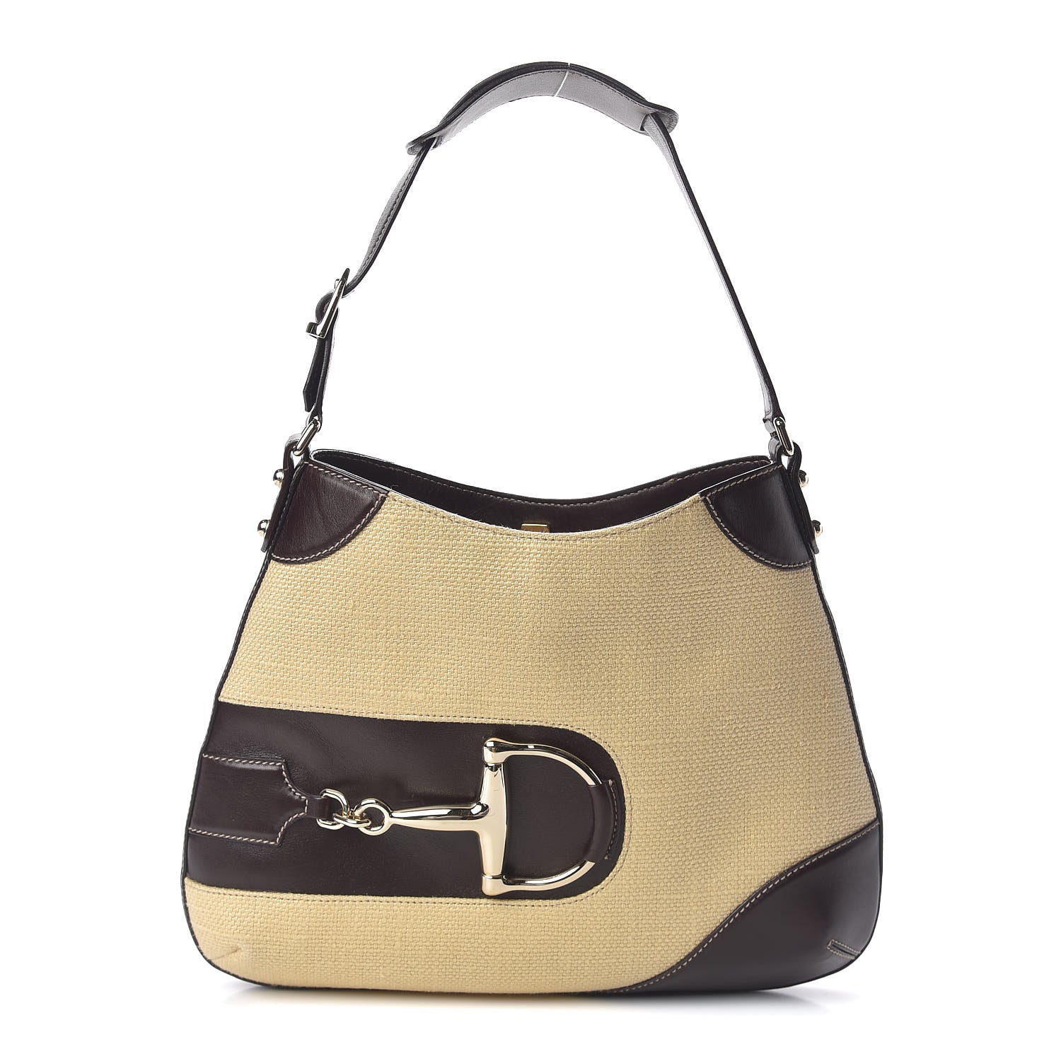 Gucci Canvas Hasler Hobo Beige 1 of 10
