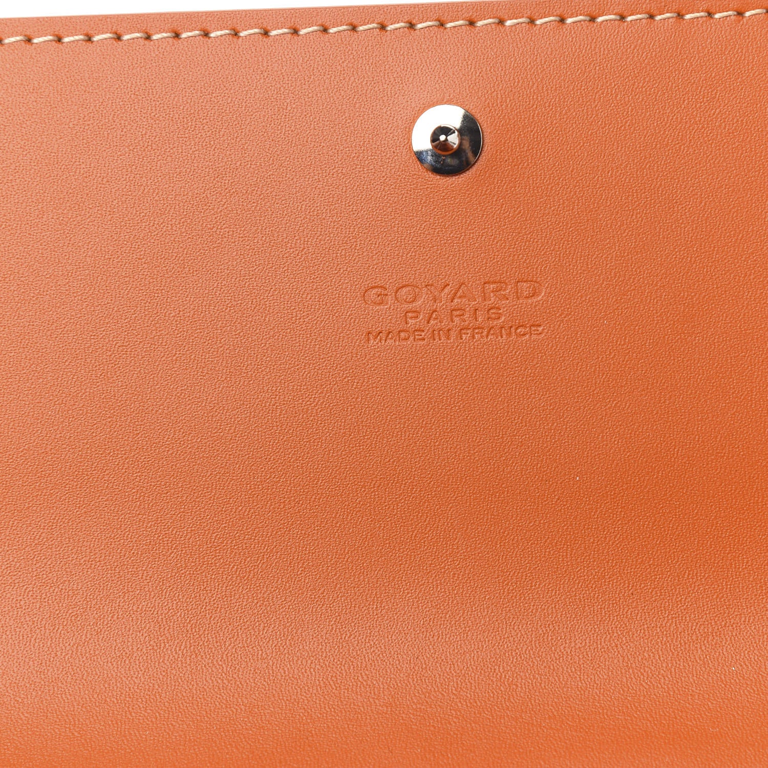 Goyard Goyardine Varenne Long Wallet Orange 6 of 7