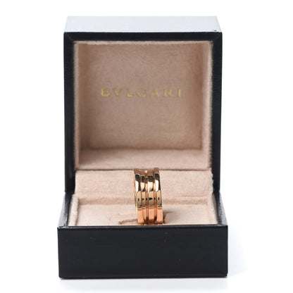 Bulgari 18K Rose Gold B.Zero1 Three-Band Ring 58 8.25 6 of 6
