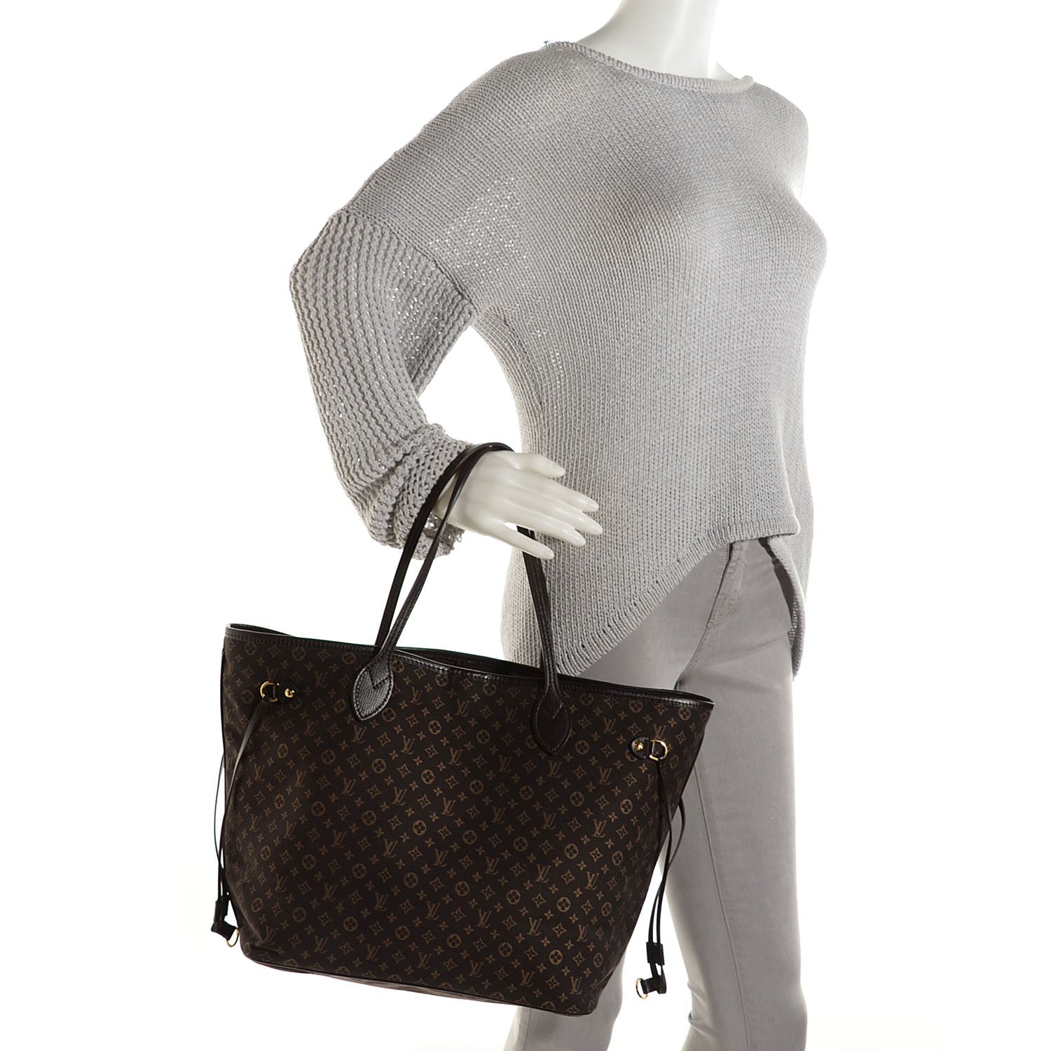 Louis Vuitton Monogram Idylle Neverfull MM Fusain 2 of 7