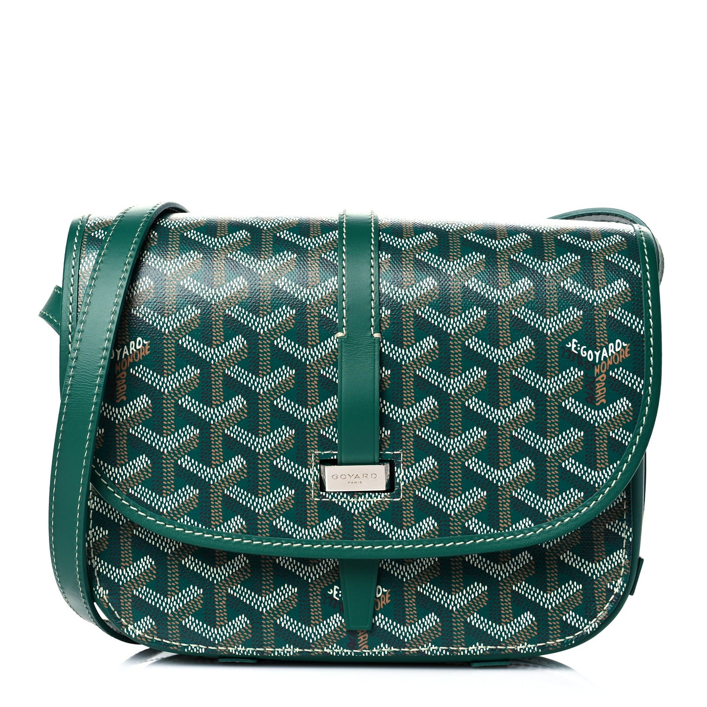 Goyardine Belvedere II PM Messenger Bag Green