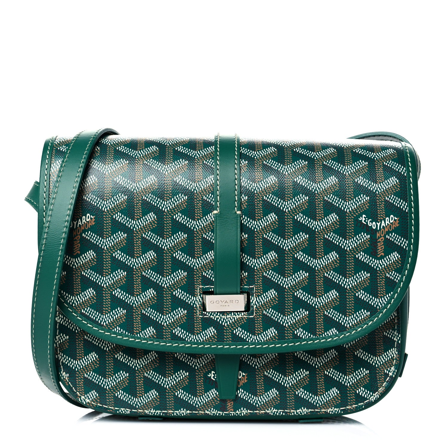 Goyard Goyardine Belvedere II PM Messenger Bag Green 1 of 8