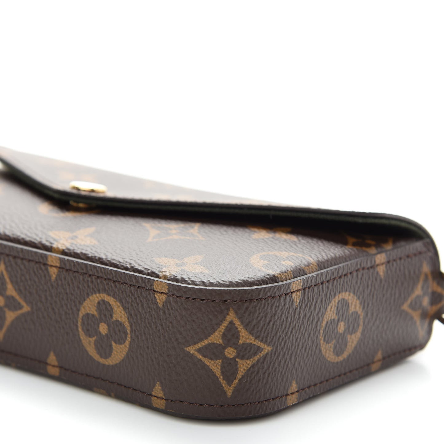 Monogram Felicie Strap & Go Kaki