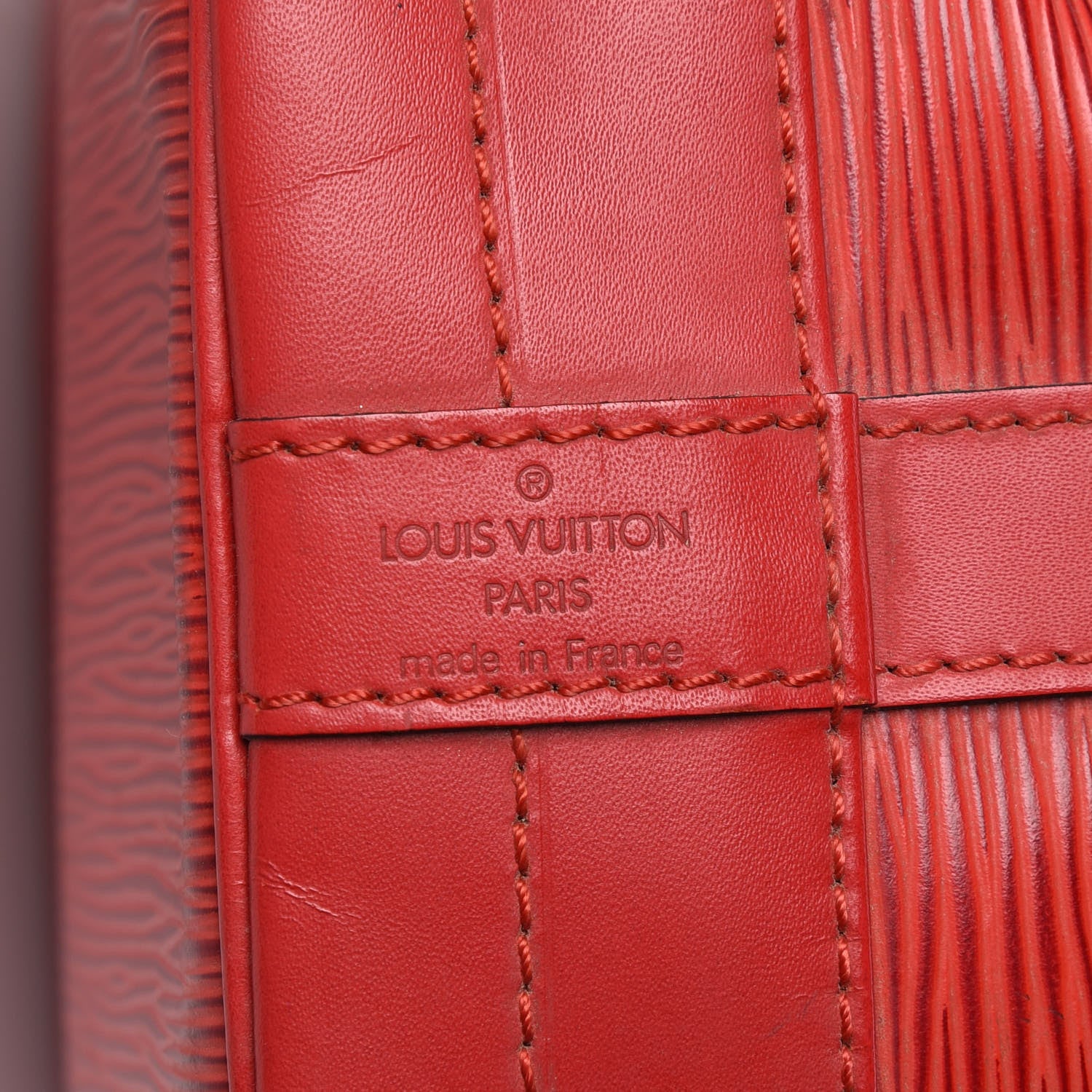 Louis Vuitton Epi Noe Castillan Red 8 of 12