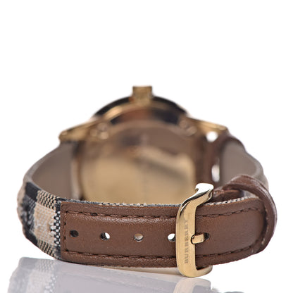 Burberry Stainless Steel Calfskin 32mm Quartz Watch Beige BU10104 4 of 9