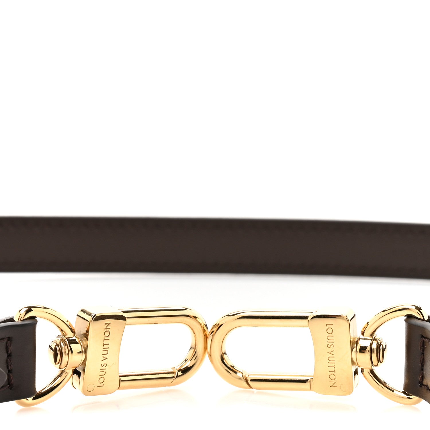 Louis Vuitton Calfskin 16mm Adjustable Shoulder Strap Ebene 3 of 4