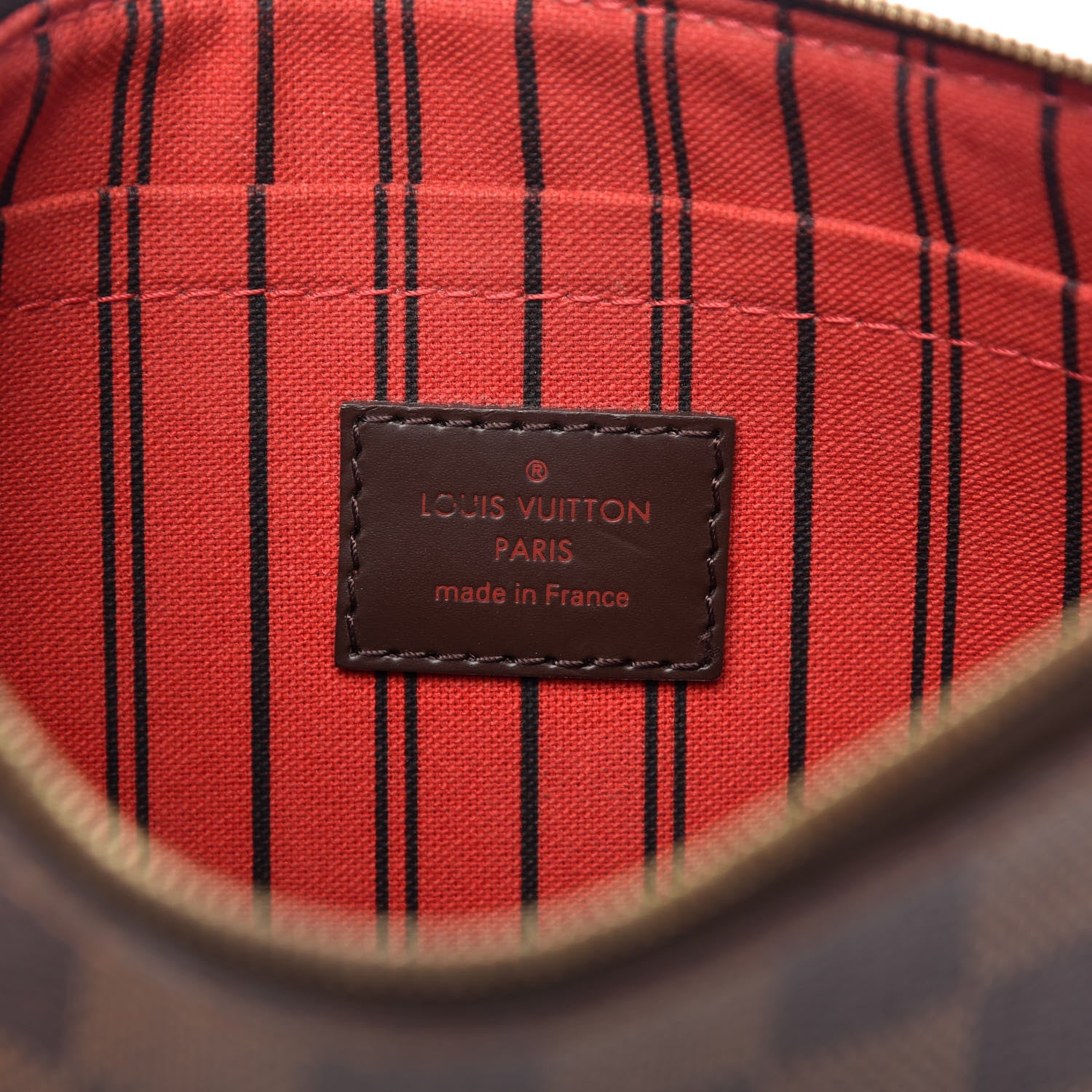 Louis Vuitton Damier Ebene Neverfull MM GM Pochette 8 of 9