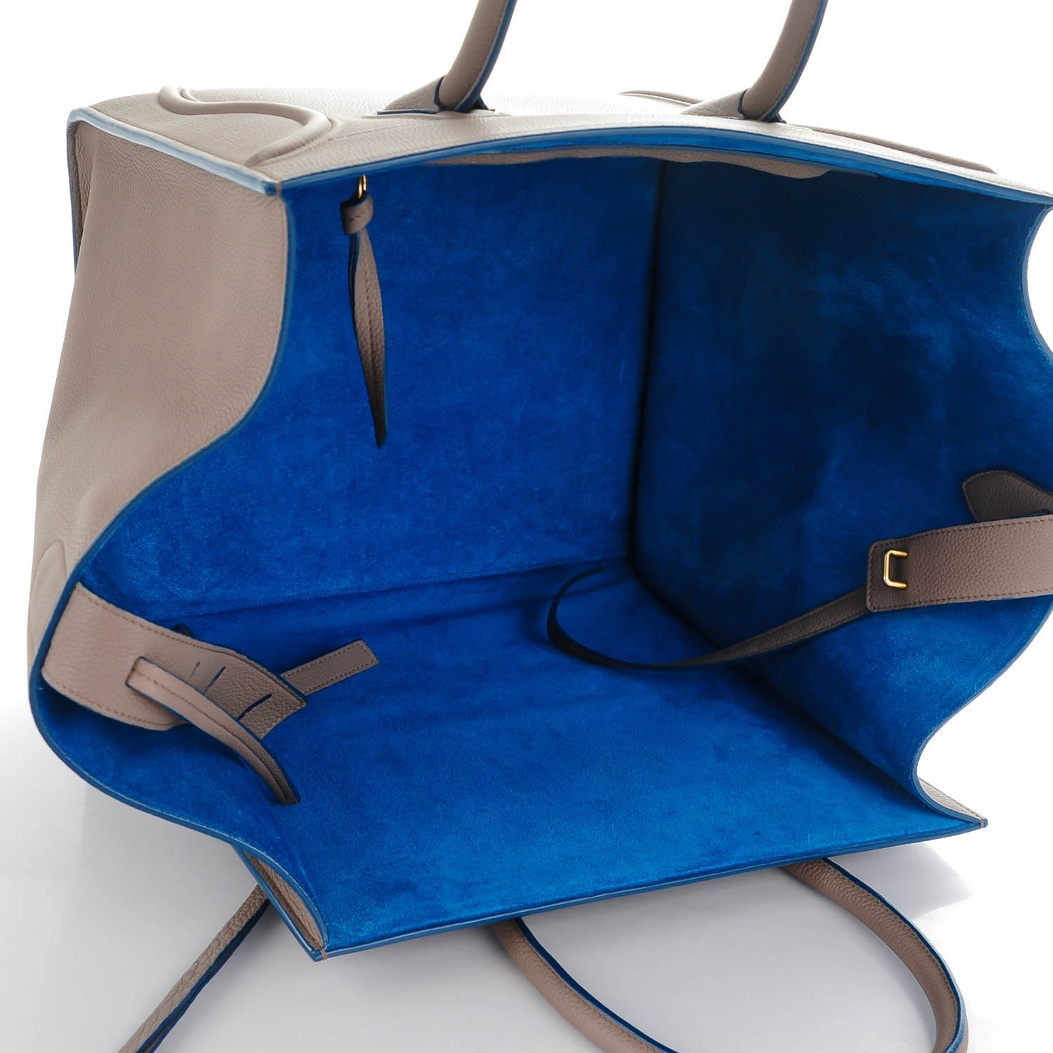 Celine Baby Grained Calfskin Medium Phantom Luggage Taupe 5 of 9