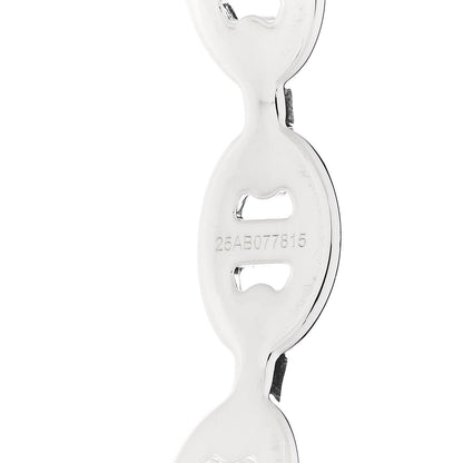 Hermes Sterling Silver MM Chaine d'Ancre Enchainee Cuff Bracelet SH 4 of 5