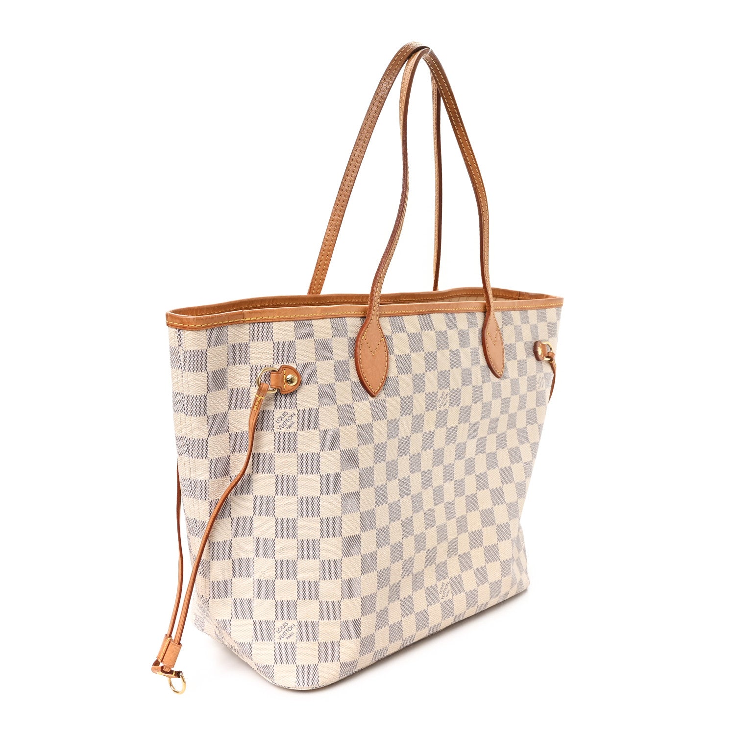 Louis Vuitton Damier Azur Neverfull MM 3 of 10