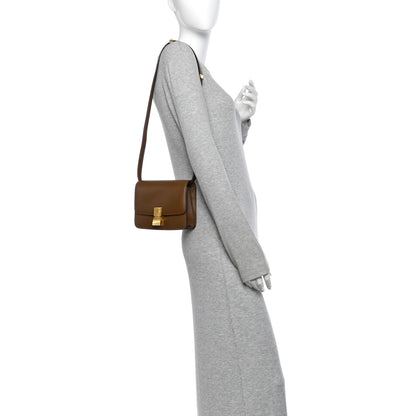 Celine Box Calfskin Small Classic Box Flap Bag Camel 2 of 9