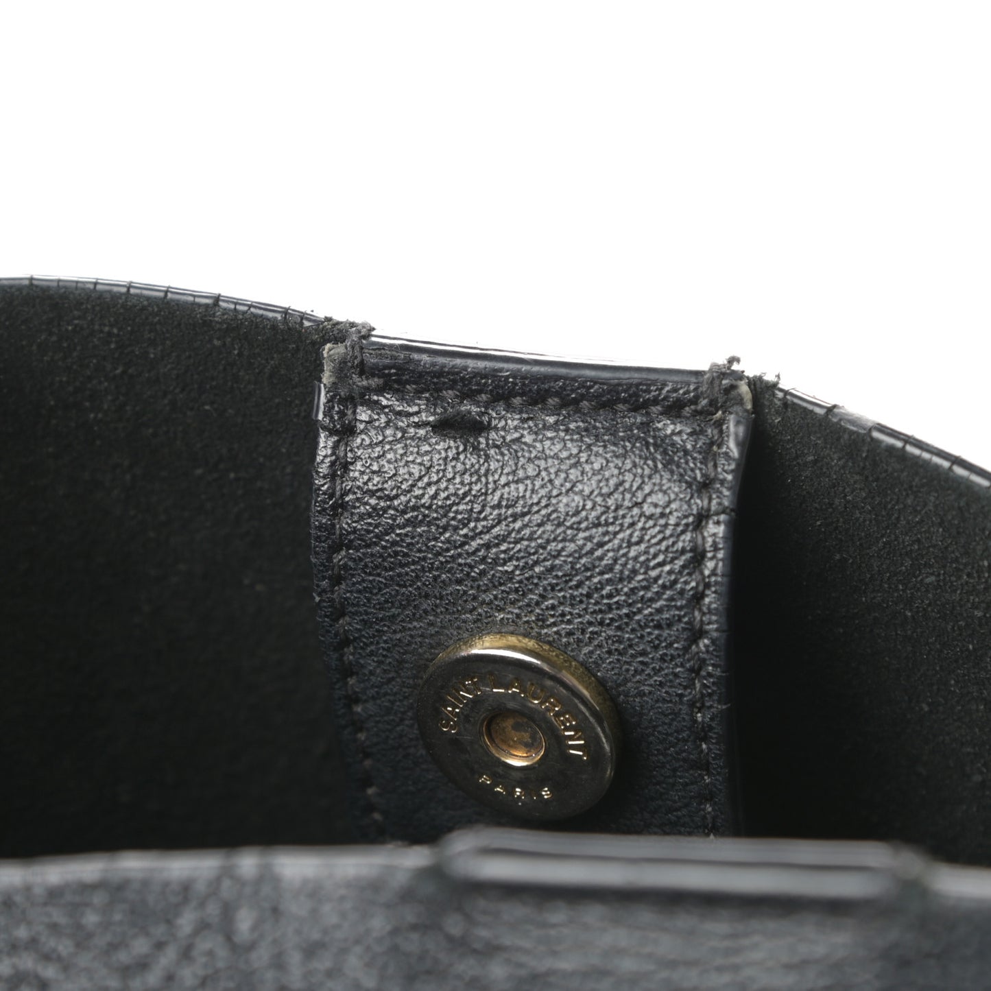 Calfskin Large Shopping Tote Black