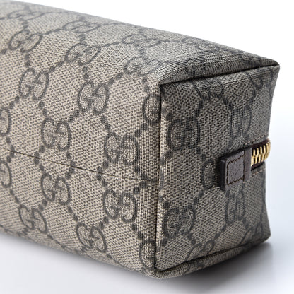 Gucci Soft GG Supreme Monogram Calfskin Small Ophidia Cosmetic Case Beige Ebony New Acero 8 of 9
