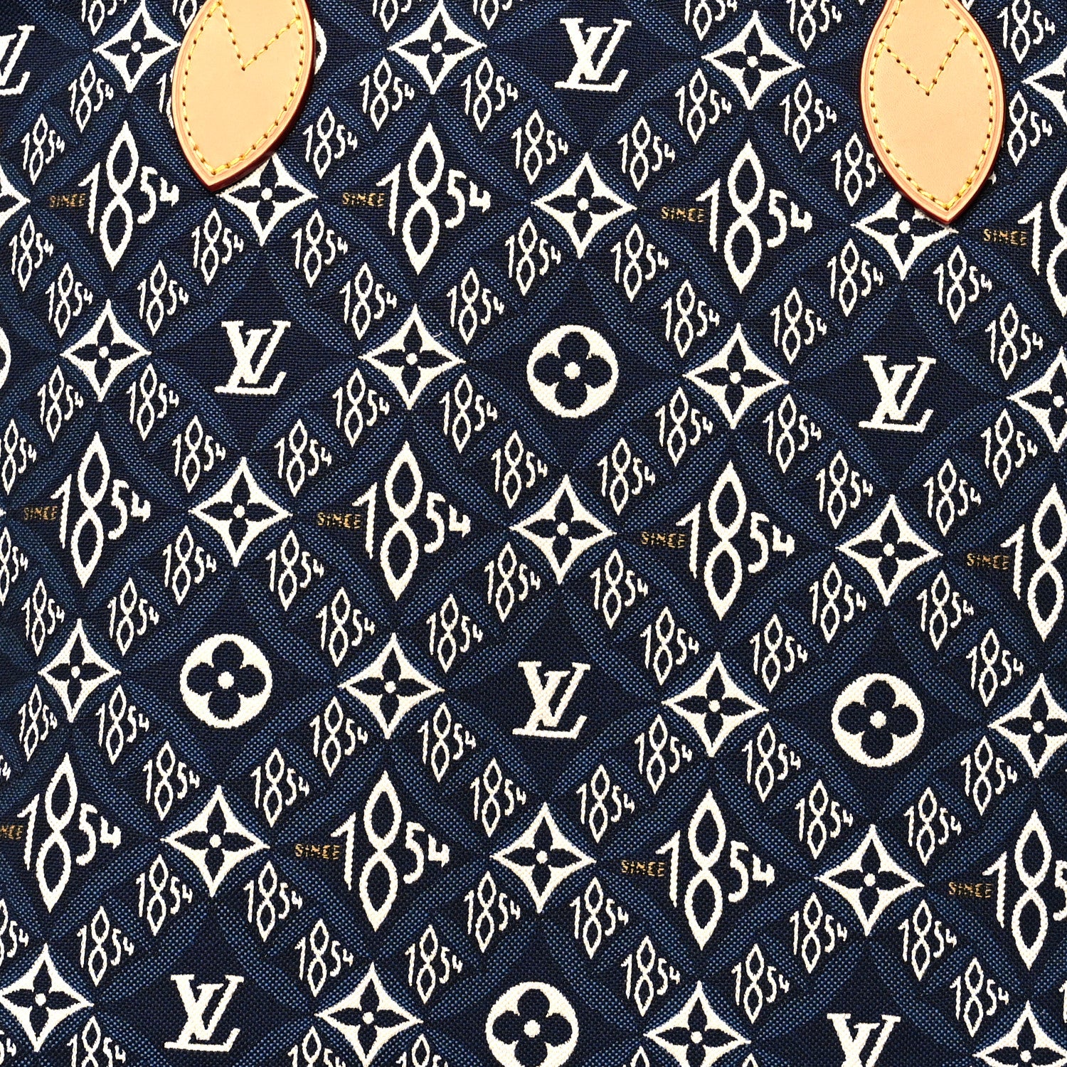 Louis Vuitton Jacquard Since 1854 Neverfull MM Blue 11 of 13