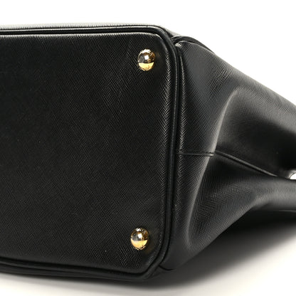 Prada Saffiano Medium Galleria Double Zip Tote Black 8 of 8